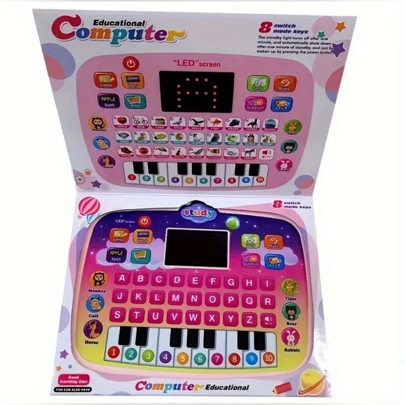 Interactive Electronic Learning Tablet With LED Screen
Age:3+ - Picture 1 of 4